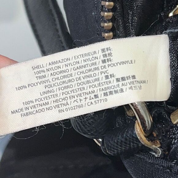 Kate Spade Black Nylon Adjustable Strap Top Zip Small Crossbody - Picture 12 of 16